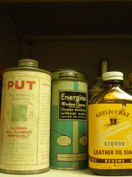 Antique Home Cleaners on Display at the History of Pharmacy Research Center, Pharmacy Museum