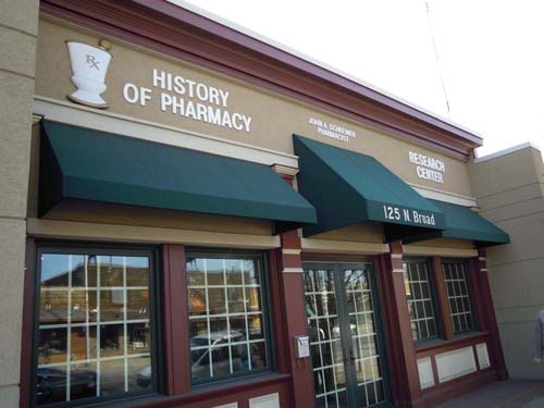 The History of Pharmacy Research Center Museum Front Entrance