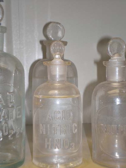 Antique Pharmacy/Apothecary Jars with Original Contents