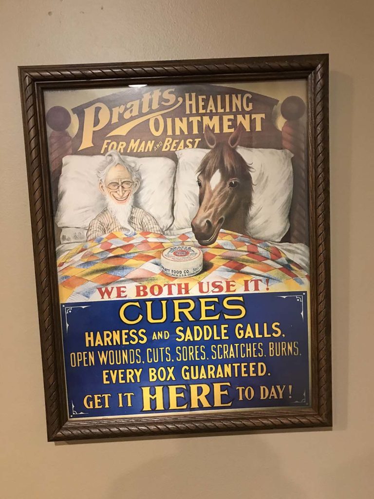Pratts Healing Ointment Sign Pharmacy Research Center
